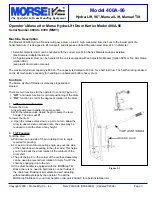 Preview for 3 page of morse Hydra-Lift 400A-96 Operator'S Manual