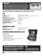 Предварительный просмотр 20 страницы morse Metal Devil CSM7NXTB Instruction And Safety Manual