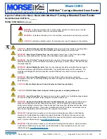 Предварительный просмотр 2 страницы morse MORStak 289C Operator'S Manual