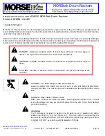 Предварительный просмотр 2 страницы morse MORStak 611 Series Operator'S Manual