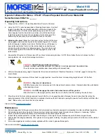 Preview for 6 page of morse PILOT 900 Operator'S Manual