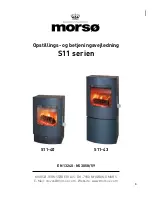 Предварительный просмотр 3 страницы Morsø S11-40 Instructions For Installation And Use Manual