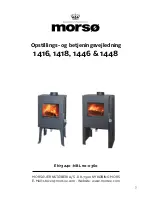 Preview for 3 page of Morso 1400 Instructions For Installation And Use Manual