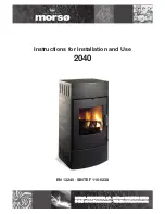 Предварительный просмотр 17 страницы Morso 2040 Instructions For Installation And Use Manual