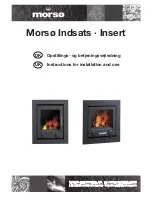 Morso 4560 Instructions For Installation And Use Manual preview