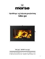 Preview for 3 page of Morso S80-90 Instructions For Installation And Use Manual