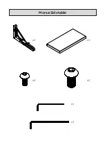 Предварительный просмотр 2 страницы Morso Sidetable Assembly Instructions Manual