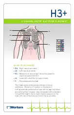 Preview for 1 page of Mortara H3+ Quick Start Manual