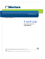 Предварительный просмотр 1 страницы Mortara T12 User Manual