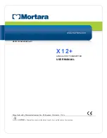 Preview for 1 page of Mortara X12 Plus User Manual