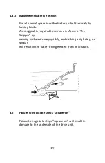 Preview for 19 page of Mortuary Lift Stepper ERGO Operator'S Manual