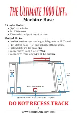 Preview for 5 page of Mortuary Lift Ultimate 1000 Lift Installation Suggestions