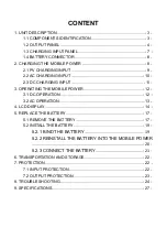 Preview for 2 page of Mosa DP1000iL Owner'S Manual