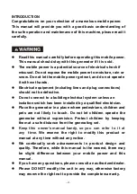 Preview for 3 page of Mosa DP1000iL Owner'S Manual