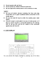 Предварительный просмотр 15 страницы Mosa DP1000iL Owner'S Manual