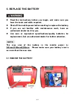 Preview for 18 page of Mosa DP1000iL Owner'S Manual