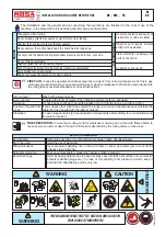 Предварительный просмотр 12 страницы Mosa DSP 400 YSX Use And Maintenance Manual