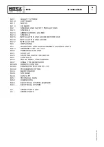 Preview for 3 page of Mosa GE 14000 SXC/GS Use And Maintenance Manual, Spare Parts Catalog