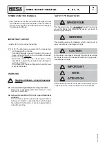 Предварительный просмотр 7 страницы Mosa GE 14000 SXC/GS Use And Maintenance Manual, Spare Parts Catalog