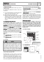 Preview for 34 page of Mosa GE 225 VPS Instruction Manual