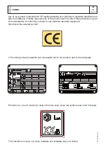 Preview for 33 page of Mosa GE 4500 HBS Use And Maintenance Manual