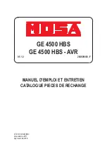 Preview for 53 page of Mosa GE 4500 HBS Use And Maintenance Manual