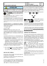 Preview for 100 page of Mosa GE 4500 HBS Use And Maintenance Manual