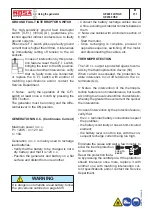 Preview for 23 page of Mosa GE 4500 HSX Manual