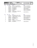 Preview for 149 page of Mosa GE 6000 DES/GS-L Use And Maintenance Manual, Spare Parts Catalog