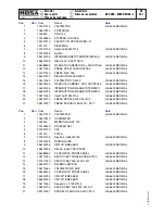 Preview for 151 page of Mosa GE 6000 DES/GS-L Use And Maintenance Manual, Spare Parts Catalog