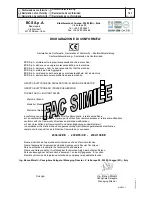 Preview for 9 page of Mosa GE 7000 KDes-gs Use And Maintenance Manual