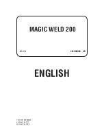 Mosa Magic Weld 200 Use And Maintenance Manual preview