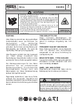 Preview for 116 page of Mosa Magic Weld Manual