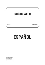 Preview for 121 page of Mosa Magic Weld Manual