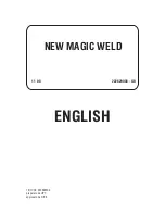 Preview for 1 page of Mosa NEW MAGIC WELD Manual