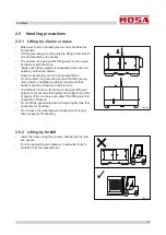 Preview for 15 page of Mosa RENTAL GE 50 KR-5 Use And Maintenance Manual