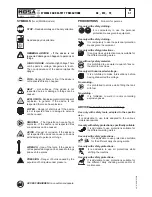 Предварительный просмотр 9 страницы Mosa TS 300 SC-SXC Use And Maintenance Manual, Spare Parts Catalog