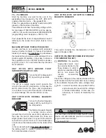 Предварительный просмотр 30 страницы Mosa TS 300 SC-SXC Use And Maintenance Manual, Spare Parts Catalog