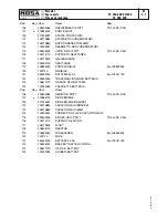 Предварительный просмотр 57 страницы Mosa TS 300 SC-SXC Use And Maintenance Manual, Spare Parts Catalog