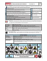 Preview for 12 page of Mosa TS 350 YSX BC Use And Maintenance Manual