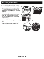 Preview for 7 page of Mosaic 167532 Assembly Instructions & User Manual