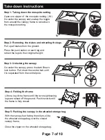 Preview for 8 page of Mosaic 167532 Assembly Instructions & User Manual