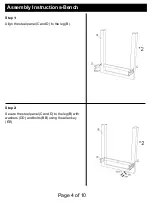 Preview for 5 page of Mosaic Beringer 164256 Assembly Instructions & User Manual