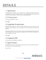 Preview for 6 page of Mosaic DUAL LINEAR VCA Manual