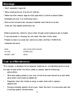 Preview for 3 page of Mosaic FSMVPT2070 Assembly Instructions