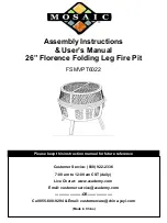 Preview for 1 page of Mosaic FSMVPT6022 Assembly Instructions & User Manual