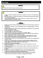 Preview for 3 page of Mosaic FSMVPT6022 Assembly Instructions & User Manual