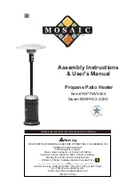 Preview for 1 page of Mosaic FSPTMV5004 Assembly Instructions & User Manual