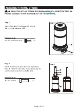 Preview for 10 page of Mosaic FSPTMV5004 Assembly Instructions & User Manual