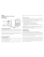 Mosaic MH803 User Manual preview